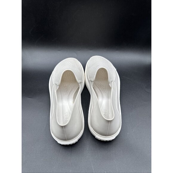 CROCS Slip On Sneakers Grey Iconic Comfort Citilane Roka Court Size 10 Women - Picture 5 of 6